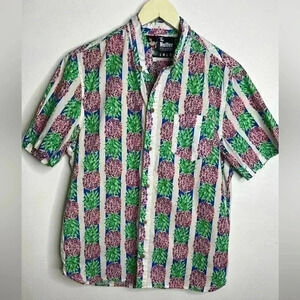 Chubbies The Nutter Aloha Button Up Shirt Size Small